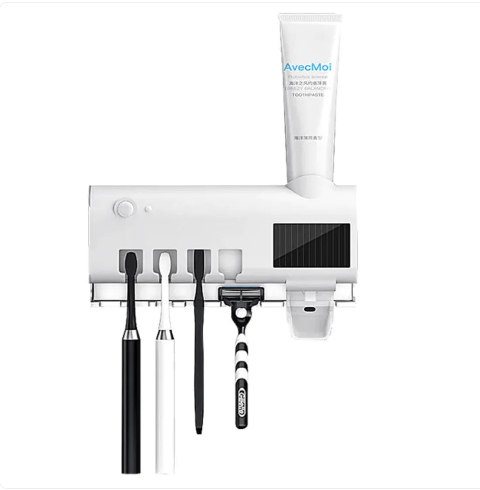 UV Toothbrush Sterilizer & Wall Mount Holder